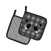 Load image into Gallery viewer, Panda Bear Face Pot Holders - Set of 2 - Heat-Resistant Kitchen Essentials BB7036PTHD