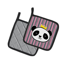 Load image into Gallery viewer, Panda Bear Queen Pot Holders - Set of 2 - Heat-Resistant Kitchen Essentials BB7037PTHD