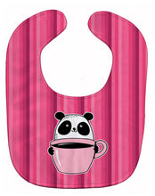 Load image into Gallery viewer, Panda Bear Coffee Baby Bib BB7038BIB