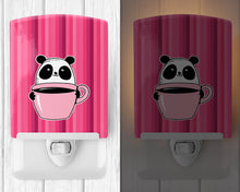 Load image into Gallery viewer, Panda Bear Coffee Ceramic Night Light BB7038CNL