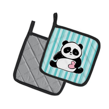 Load image into Gallery viewer, Panda Bear Love Pot Holders - Set of 2 - Heat-Resistant Kitchen Essentials BB7040PTHD