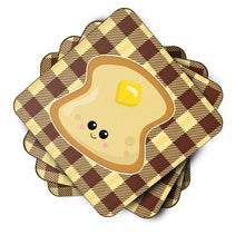 Load image into Gallery viewer, Buttered Toast Face Foam Coaster  BB7041FC