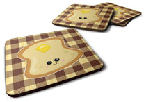 Load image into Gallery viewer, Buttered Toast Face Foam Coaster  BB7041FC