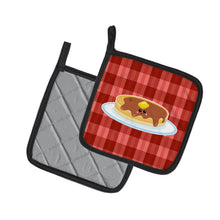 Load image into Gallery viewer, Pancake Face Pot Holders - Set of 2 - Heat-Resistant Kitchen Essentials BB7049PTHD