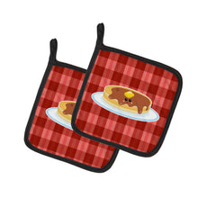 Load image into Gallery viewer, Pancake Face Pot Holders - Set of 2 - Heat-Resistant Kitchen Essentials BB7049PTHD