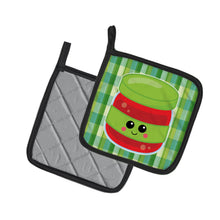 Load image into Gallery viewer, Jelly Jar Face Pot Holders - Set of 2 - Heat-Resistant Kitchen Essentials BB7051PTHD