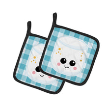 Load image into Gallery viewer, Marshmellow Face Pot Holders - Set of 2 - Heat-Resistant Kitchen Essentials BB7056PTHD