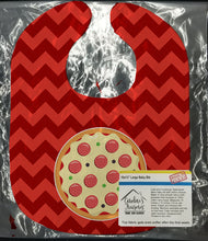 Load image into Gallery viewer, Large Pizza Baby Bib BB7058BIB