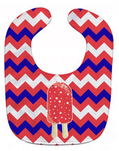 Load image into Gallery viewer, Ice Pop Popsicle Red White Blue Baby Bib BB7063BIB