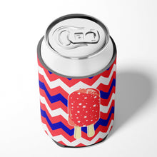 Load image into Gallery viewer, Ice Pop Popsicle Red White Blue Can or Bottle Hugger BB7063CC