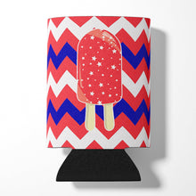Load image into Gallery viewer, Ice Pop Popsicle Red White Blue Can or Bottle Hugger BB7063CC