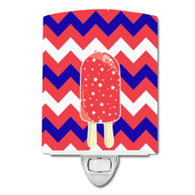 Load image into Gallery viewer, Ice Pop Popcicle Red White Blue Ceramic Night Light BB7063CNL