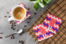 Load image into Gallery viewer, Ice Pop Popsicle Red White Blue Foam Coaster  BB7063FC