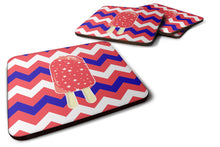 Load image into Gallery viewer, Ice Pop Popsicle Red White Blue Foam Coaster  BB7063FC