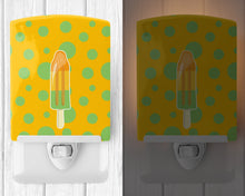 Load image into Gallery viewer, Ice Pop Popcicle Orange Green Ceramic Night Light BB7064CNL