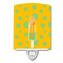 Load image into Gallery viewer, Ice Pop Popcicle Orange Green Ceramic Night Light BB7064CNL