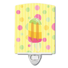 Load image into Gallery viewer, Ice Pop Popcicle Polkadots Ceramic Night Light BB7065CNL