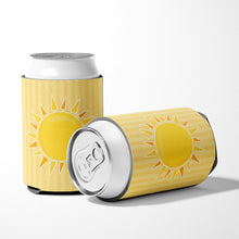Load image into Gallery viewer, Sunshine Sun on Stripes Can or Bottle Hugger BB7066CC