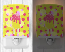 Load image into Gallery viewer, Ice Pop Popcicle Pink Yellow Ceramic Night Light BB7070CNL