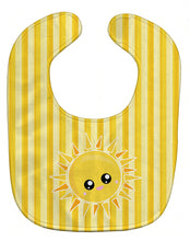 Load image into Gallery viewer, Sunshine Sun Face on Stripes Baby Bib BB7071BIB