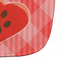 Load image into Gallery viewer, Puppy Pawprint Heart Baby Bib BB7073BIB