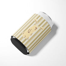 Load image into Gallery viewer, Rabbit on Stripes Can or Bottle Hugger BB7082CC