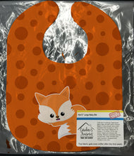Load image into Gallery viewer, Baby Fox Polkadot Baby Bib BB7086BIB