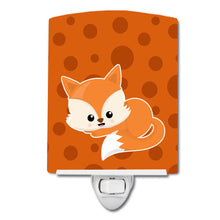 Load image into Gallery viewer, Baby Fox Polkadot Ceramic Night Light BB7086CNL