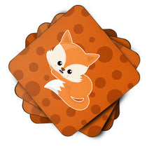 Load image into Gallery viewer, Baby Fox Polkadot Foam Coaster  BB7086FC
