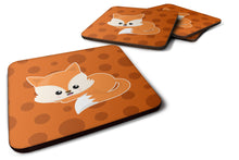 Load image into Gallery viewer, Baby Fox Polkadot Foam Coaster  BB7086FC