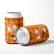 Load image into Gallery viewer, Baby Fox Gingham Can or Bottle Hugger BB7087CC