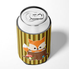 Load image into Gallery viewer, Baby Fox Tree Stripes Can or Bottle Hugger BB7088CC