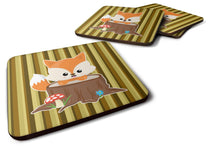 Load image into Gallery viewer, Baby Fox Tree Stripes Foam Coaster  BB7088FC
