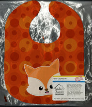 Load image into Gallery viewer, Baby Fox Face Polkadots Baby Bib BB7089BIB