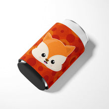 Load image into Gallery viewer, Baby Fox Face Polkadots Can or Bottle Hugger BB7089CC