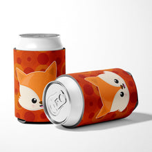 Load image into Gallery viewer, Baby Fox Face Polkadots Can or Bottle Hugger BB7089CC