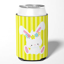 Load image into Gallery viewer, Easter White Rabbit with Flowers Can or Bottle Hugger BB7093CC
