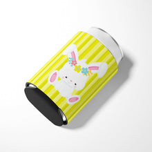 Load image into Gallery viewer, Easter White Rabbit with Flowers Can or Bottle Hugger BB7093CC