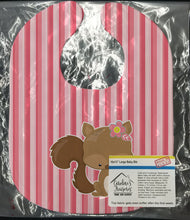 Load image into Gallery viewer, Squirrel with Flowers Baby Bib BB7094BIB
