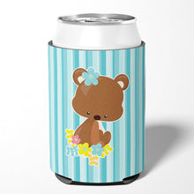 Load image into Gallery viewer, Bear with Flowers Can or Bottle Hugger BB7096CC