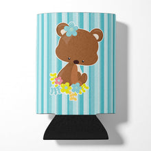 Load image into Gallery viewer, Bear with Flowers Can or Bottle Hugger BB7096CC