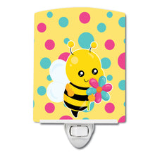 Load image into Gallery viewer, Bee with Flower Ceramic Night Light BB7097CNL