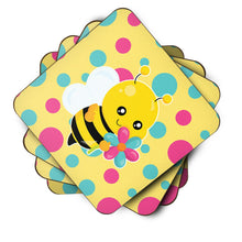 Load image into Gallery viewer, Bee with Flower Foam Coaster  BB7097FC