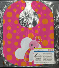 Load image into Gallery viewer, Butterfly on Polkadots Baby Bib BB7102BIB