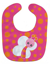 Load image into Gallery viewer, Butterfly on Polkadots Baby Bib BB7102BIB