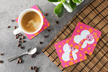 Load image into Gallery viewer, Butterfly on Polkadots Foam Coaster  BB7102FC