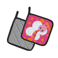 Load image into Gallery viewer, Butterfly on Polkadots Pot Holders - Set of 2 - Heat-Resistant Kitchen Essentials BB7102PTHD