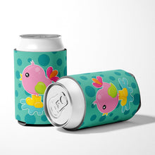 Load image into Gallery viewer, Bird in Rainboots and Puddle Can or Bottle Hugger BB7103CC