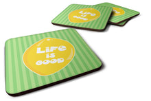 Load image into Gallery viewer, Lemon Life is Good Foam Coaster  BB7108FC