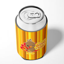 Load image into Gallery viewer, Thanksgiving Turkey Give Thanks Can or Bottle Hugger BB7115CC
